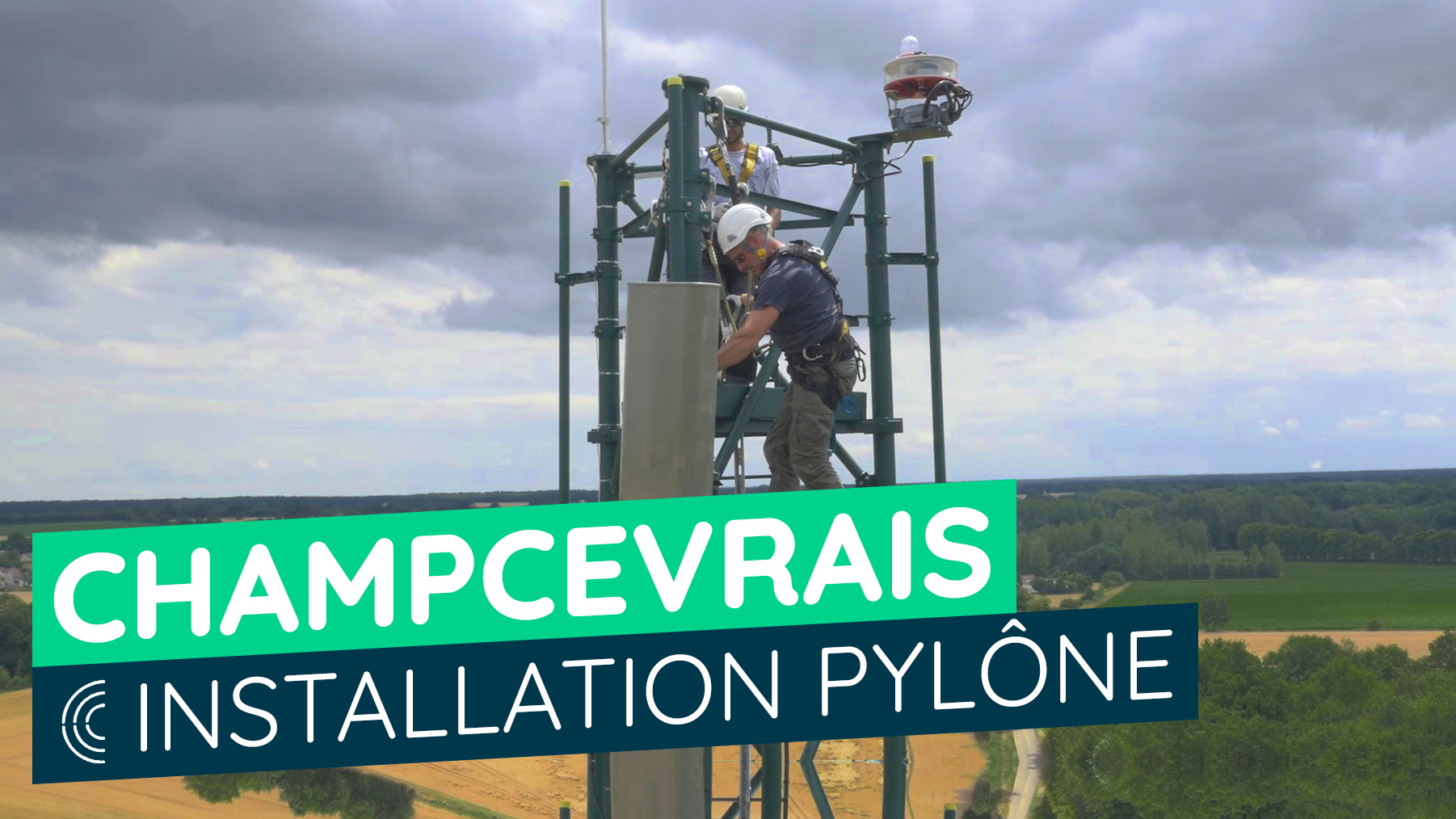 20- Installation pylône Champcevrais